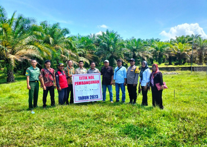 Titik Nol Pembangunan Balai Pertemuan Tanjung Kemenyan Lancar