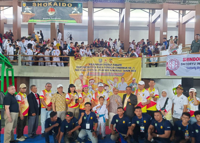 1.670 Atlet Karate Antusias  Rebut Piala Bergilir Gubernur Bengkulu