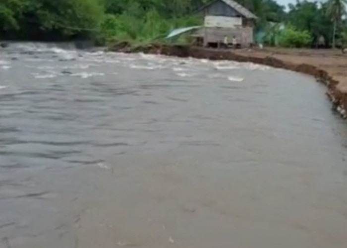 Usulan Belum Direspon, Warga Was-Was Abrasi Sungai Rindu Hati Bengkulu Tengah