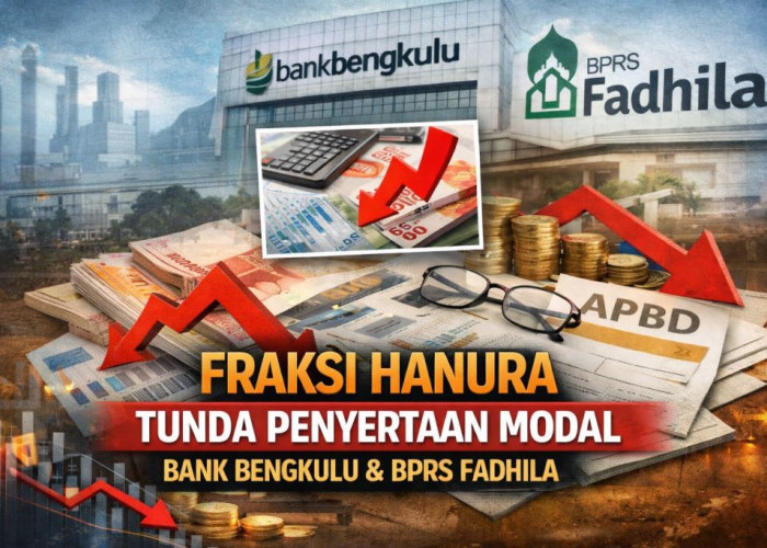 Sudisman: Penyertaan Modal Bank Bengkulu dan BPRS Fadhila Perlu Ditunda Demi Jaga Fiskal Daerah