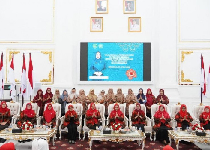 Pererat Silaturahmi, TP-PKK Kota Bengkulu Gelar Halal Bihalal dan Pertemuan Rutin