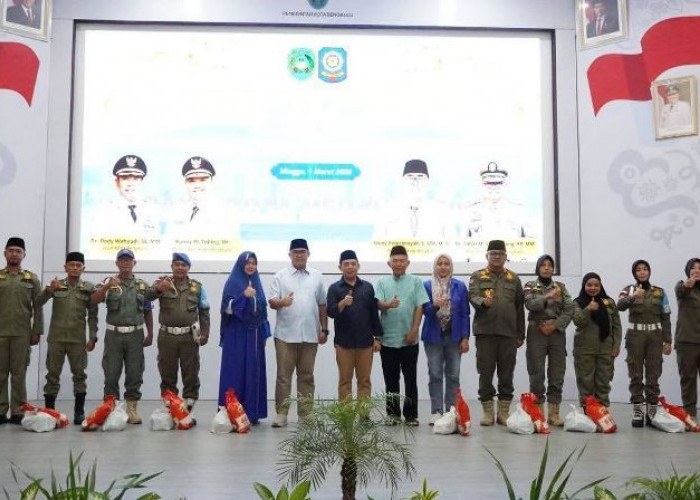 Walikota Bengkulu Buka Puasa Bersama Anggota Satpol PP