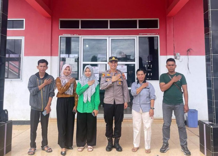 Kapolsek Ketahun Kunjungi Sekretariat PPK Ketahun dan Pinang Raya 