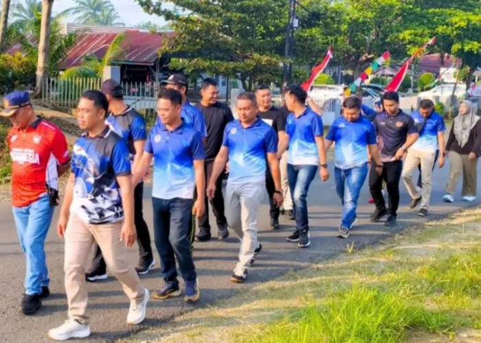 Rutan Kelas II B Manna Laksanakan Kegiatan Jalan Santai