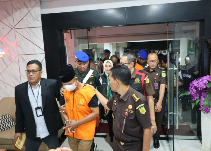 5 Tsk Dugaan Korupsi Pejalan Dinas di Setwan DPRD Provinsi Bengkulu Ditahan