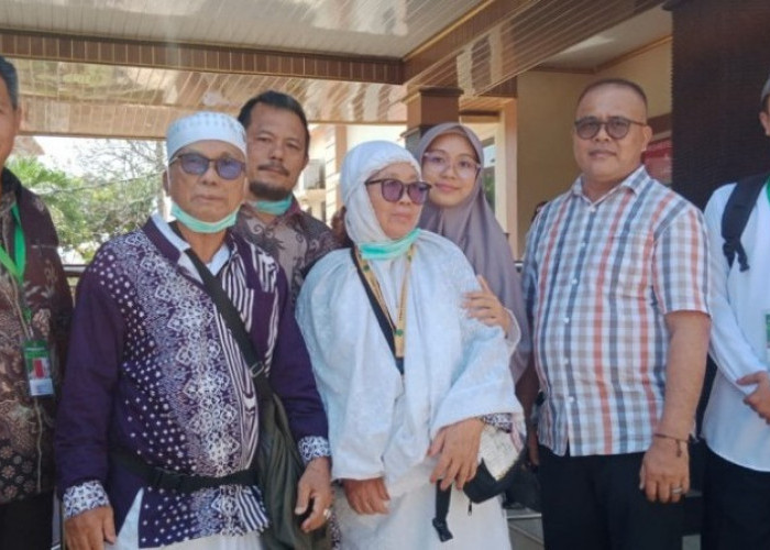  Dua Orang  Jemaah Haji Bengkulu Tengah  yang Sakit Akhirnya Pulang