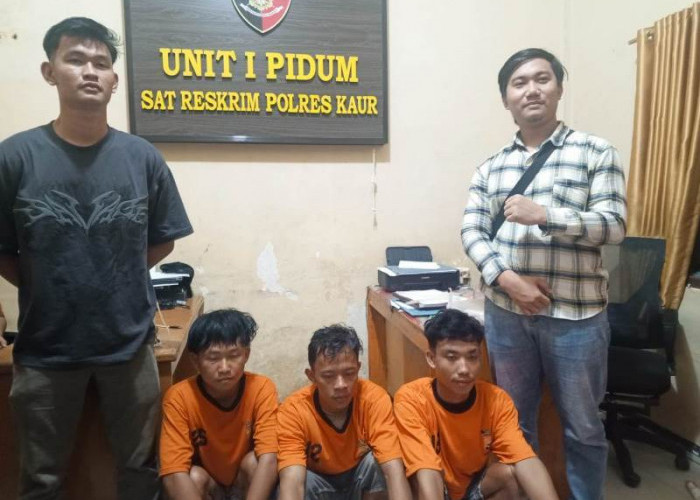 Polres Kaur Amankan Tiga Pemuda Pelaku Dugaan Pencurian