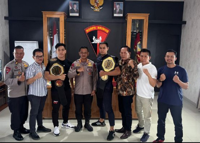 Dansat Brimob Polda Bengkulu Dukung Penuh Duo Deni Tampil di Ajang Internasional