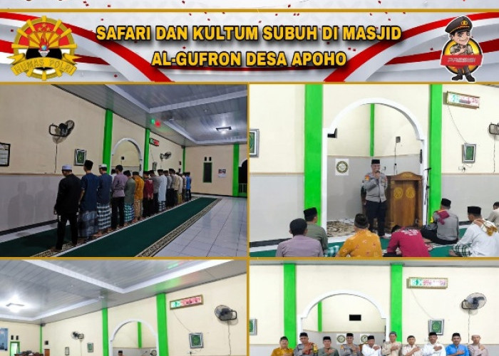 Polsek Enggano  Safari Ramadhan dan Kultum   Subuh di Masjid AL Ghufron Apoho