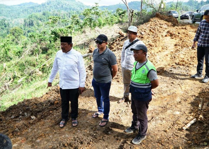 Tinjau Penanganan Longsor Nakau-Kepahiang, Wagub Mian Pertanyakan Status Lahan Proyek
