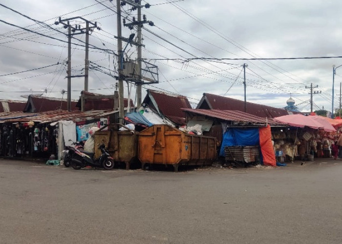 Akhirnya, Sampah di Pasar Panorama Sudah Licin, Pedagang Gembira