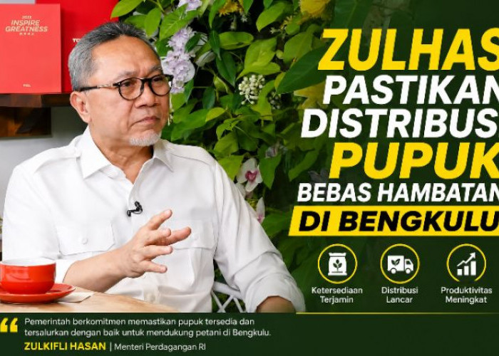 Zulhas Pastikan Distribusi Pupuk Lancar Untuk Provinsi Bengkulu
