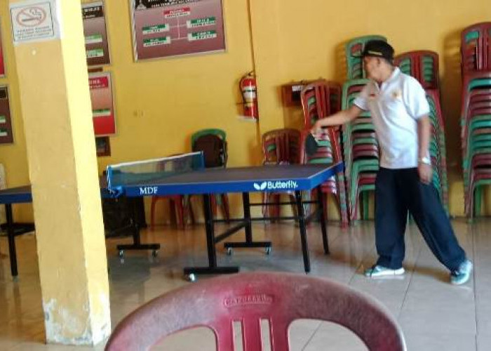Pemdes Terulang Hidupkan Kembali Permainan Tenis Meja, Rutin Lakukan Kebersihan Lingkungan