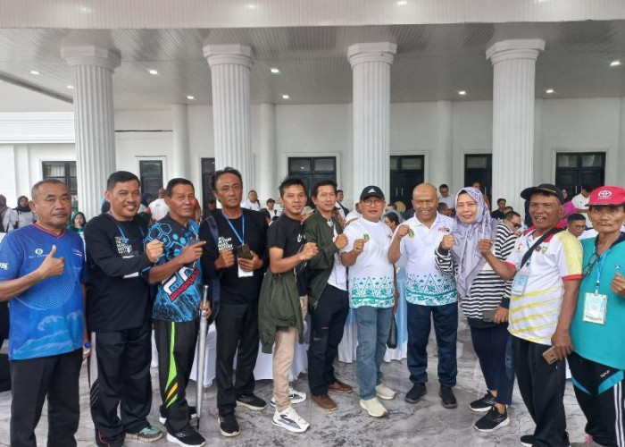 Kontingen Bengkulu Perkuat Solidaritas dalam Jalan Sehat HPN 2026 di Banten