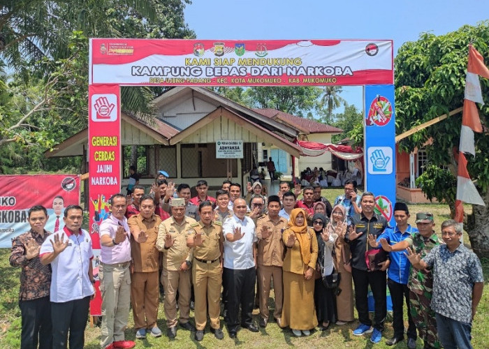 Polda Bengkulu Turunkan Tim di Ujung Padang, Nilai Kampung Bebas Narkoba