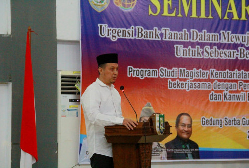 Pemprov Bengkulu Dorong Program  Bank Tanah 