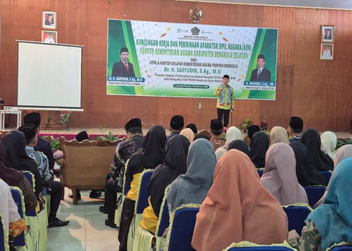 Kakanwil Kemenag Provinsi Bengkulu Bina 400 ASN  di Bengkulu Selatan