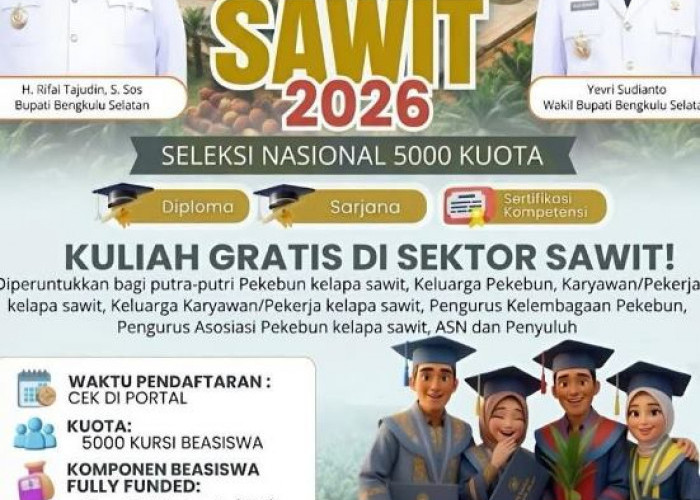 Bupati Bengkulu Selatan Ajak Manfaatkan Peluang Kuliah Gratis Program BPDP