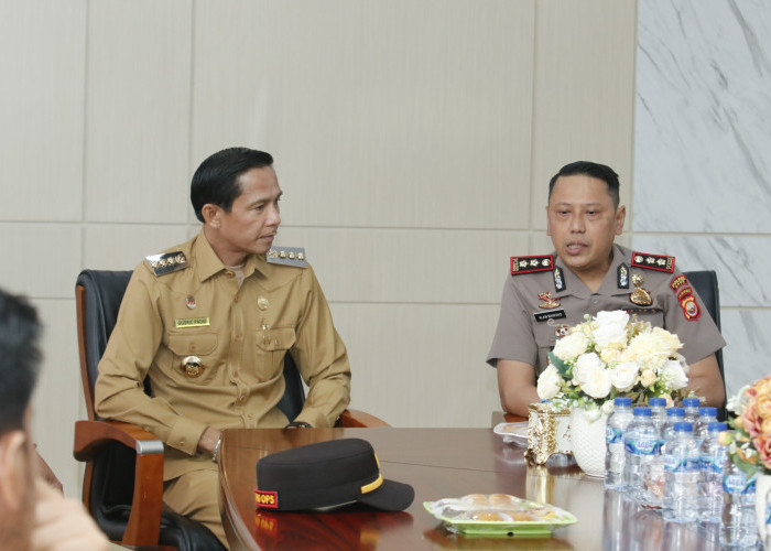 Perkuat Sinergitas, Kapolres Kaur Silaturahmi ke Bupati Kaur, Siap Berantas Narkoba di Kaur