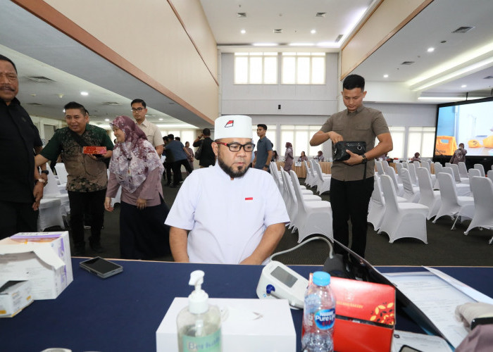 Hasil Tes Kesehatan Gubernur dan Wakil Gubernur Bengkulu Helmi Hasan dan Mian