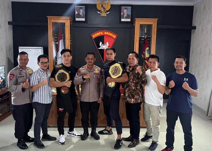 Dansat Brimob Polda Bengkulu Dukung Penuh Duo Deni Tampil di Ajang Internasional