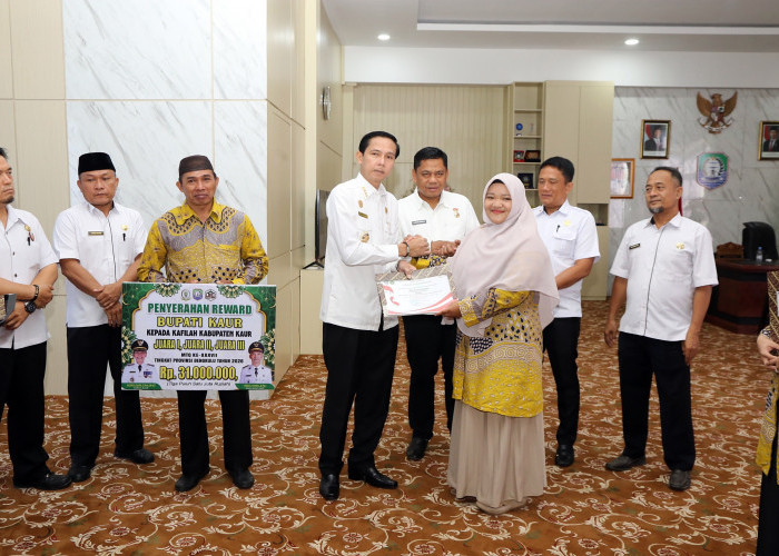 Bupati Kaur Tepati Janji, Kucurkan Reward Rp 31 Juta untuk Qari dan Qariah Berprestasi