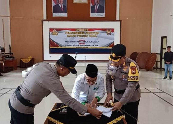 Polres  Jalin MoU dengan Baznas Kaur dalam Penyaluran Zakat 