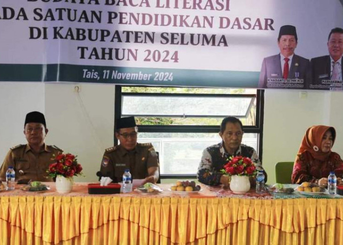 Dinas Perpustakaan Seluma Sosialisasikan Budaya Baca dan Literasi