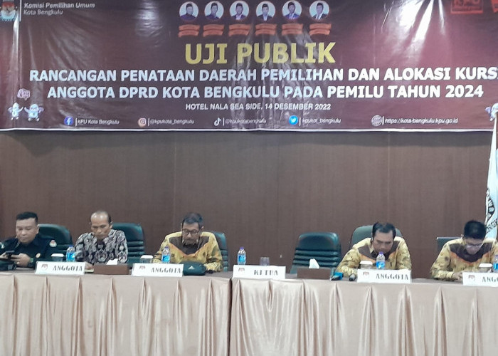 Komposisi Kursi Anggota DPRD Kota Bengkulu Tetap