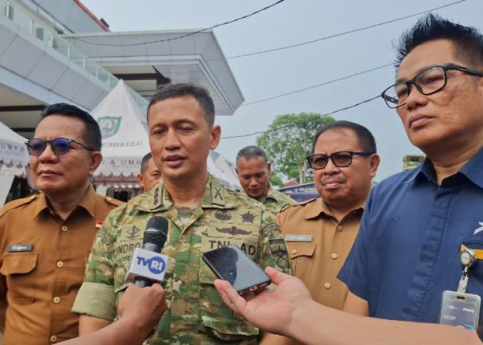 Semarat HUT 81 TNI, Kodim O407 Kota Bengkulu Gelar Bazar Bersama 79 UMKM