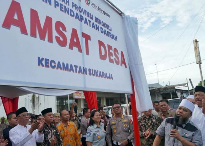 Gubernur Resmikan Samsat Desa di Sukaraja, Warga Gembira, Bayar Pajak Semakin Praktis