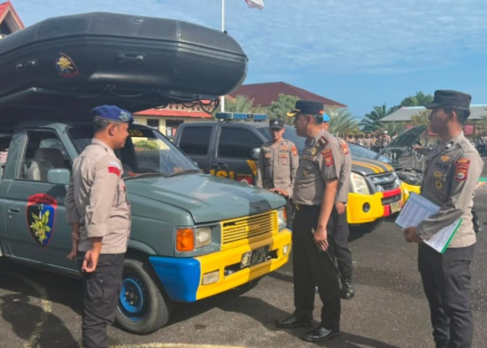 Kapolres Kaur Cek Kesiapan Kendaraan Dinas, Pastikan Armada Selalu Siap Layani Masyarakat