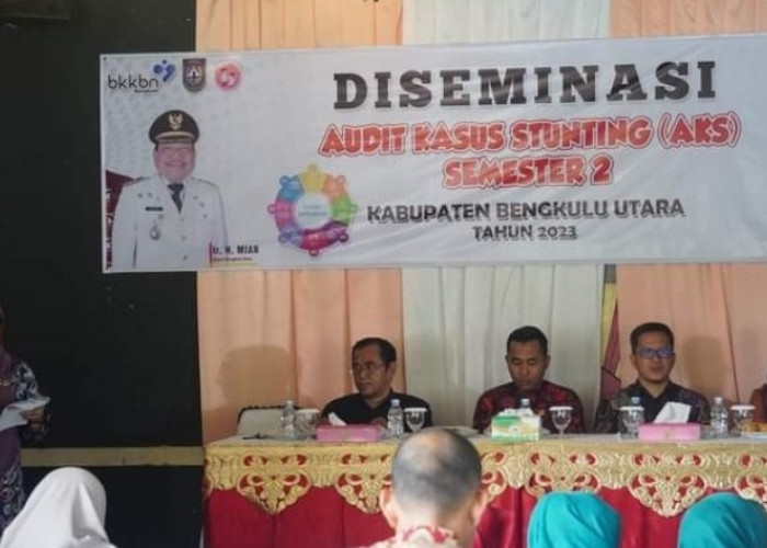 Bengkulu Utara Diseminasi Audit Kasus Stunting di Cafe Four Star Arga Makmur