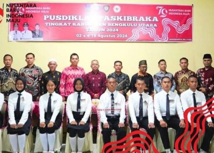 Sebanyak 44 Calon Paskibra Bengkulu Utara Ikuti Pusdiklat 