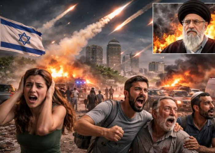 Ketegangan Memuncak: Serangan Rudal Iran Bikin Panik Warga Tel Aviv Usai Kematian Pemimpin Tertinggi