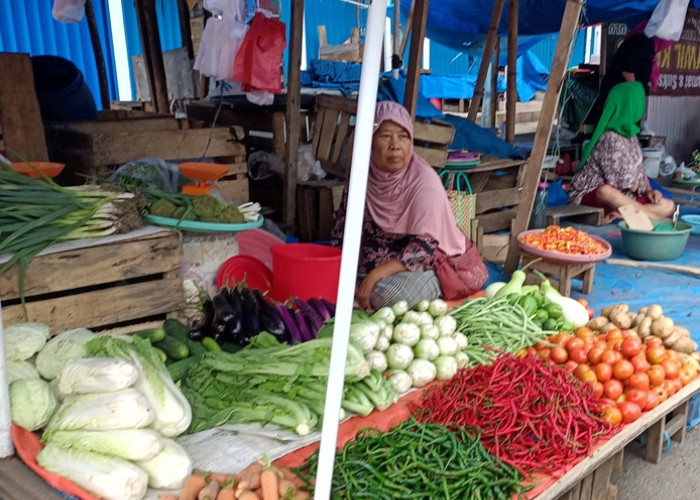 Harga Cabai  Naik Lagi di Pasar Panorama Kota Bengkulu