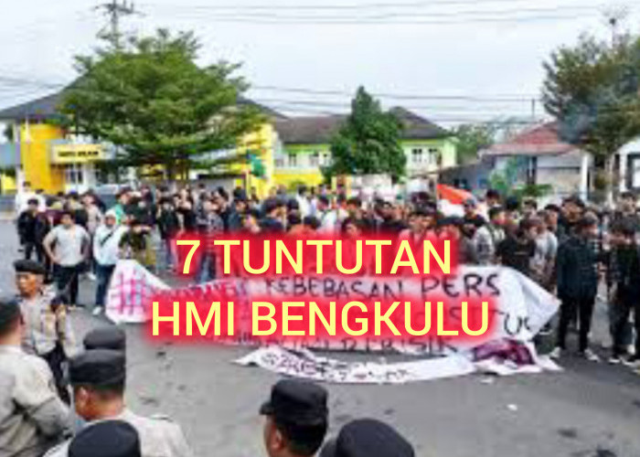 Ini 7 Tuntutan HMI Cabang Bengkulu di Kantor DPRD Provinsi Bengkulu 