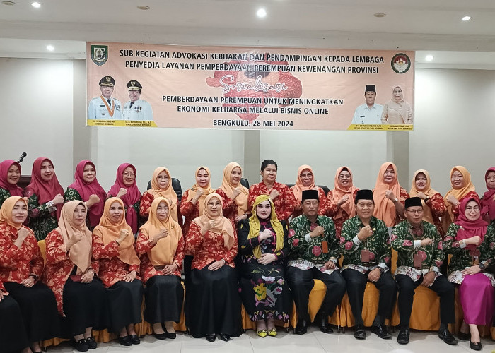 DP3AP2KB Provinsi Bengkulu Suport Perempuan Meningkatkan Ekonomi Keluarga Melalui Bisnis Online 