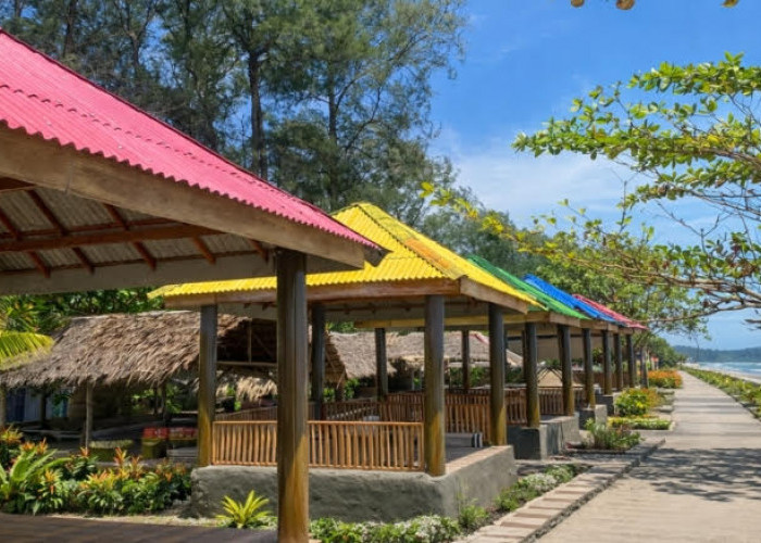 Wajah Baru Pantai Panjang, Penataan Pondok Liar Demi Wisata yang Lebih Estetis