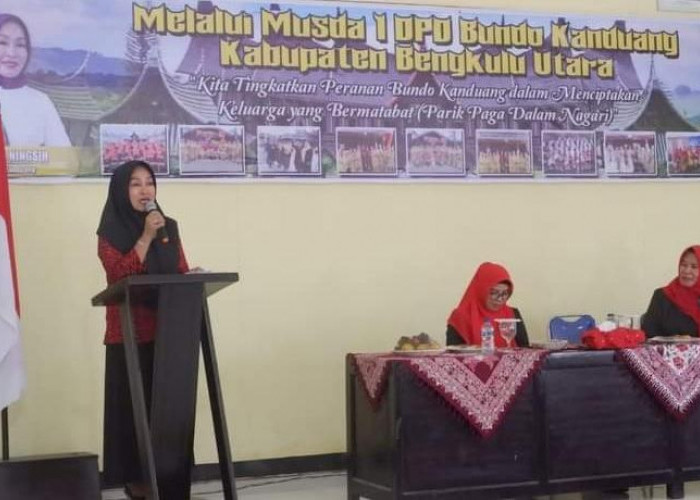 Ketua TP PKK Bengkulu Utara  Buka   Musda 1 Bundo Kanduang