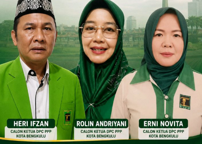 3 Kandidat Ketua DPC PPP Kota Bengkulu Usung Misi Kebangkitan Partai, Targetkan Empat Kursi DPRD pada Pileg 
