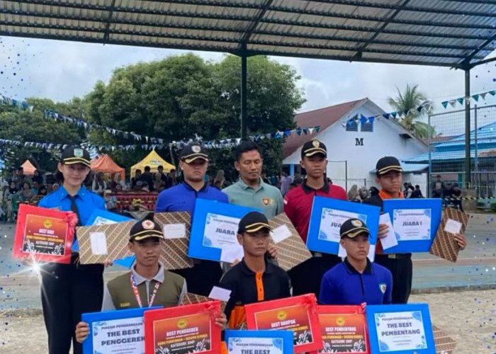 SMPN 1 Bengkulu Tengah Juara 1 Mahoni Paskibra Competition