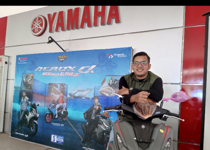 Keren! Yamaha Aerox Alpha Turbo Sudah Bisa Dibeli di  Thamrin Brothers Bengkulu 