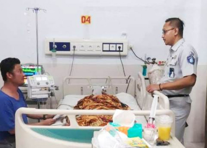 Kunjungan Ke Rumah Sakit, Jasa Raharja Bengkulu Pastikan Korban Kecelakaan Mendapatkan Kepastian Jaminan