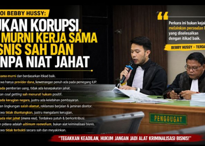 Ini Isi Pledoi Pengacara Bebby Hussy