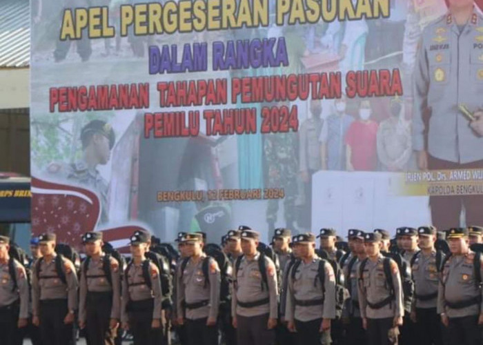 707 Personel Amankan Pemilu 2024 di Provinsi Bengkulu 
