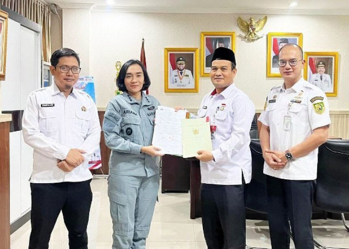 Pemprov Bengkulu Serahkan Bantuan Hibah Tanah ke Badan Keamanan Laut Republik Indonesia