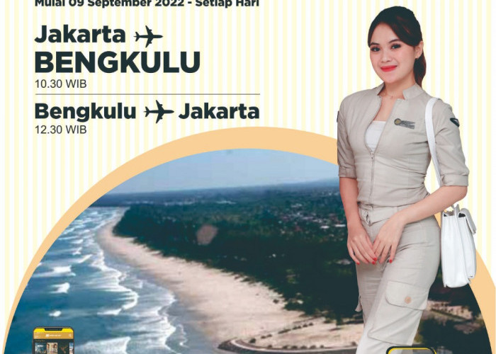 Super Air Jet Terbang Perdana di Bengkulu 9 September 2022