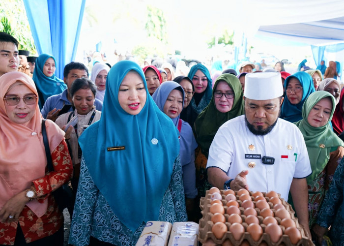 Bazar Ramadan TP PKK Provinsi Bengkulu Tawarkan Harga Sembako yang Murah dan Layanan Kesehatan Gratis