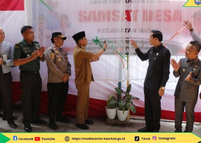 Bupati Kaur Resmikan Samsat Desa di Nasal, Permudah Layanan untuk Warga